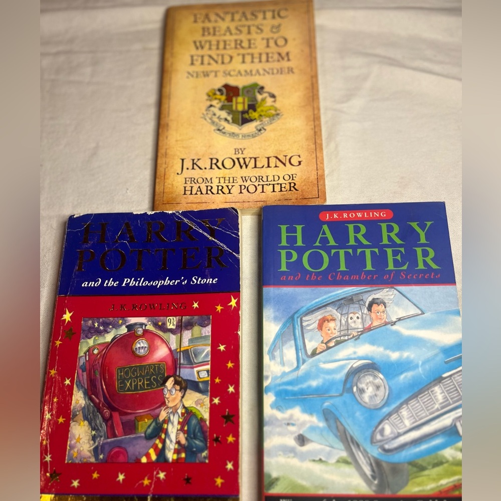 Harry Potter Book Lot by J.K. Rowling, original paperback covers